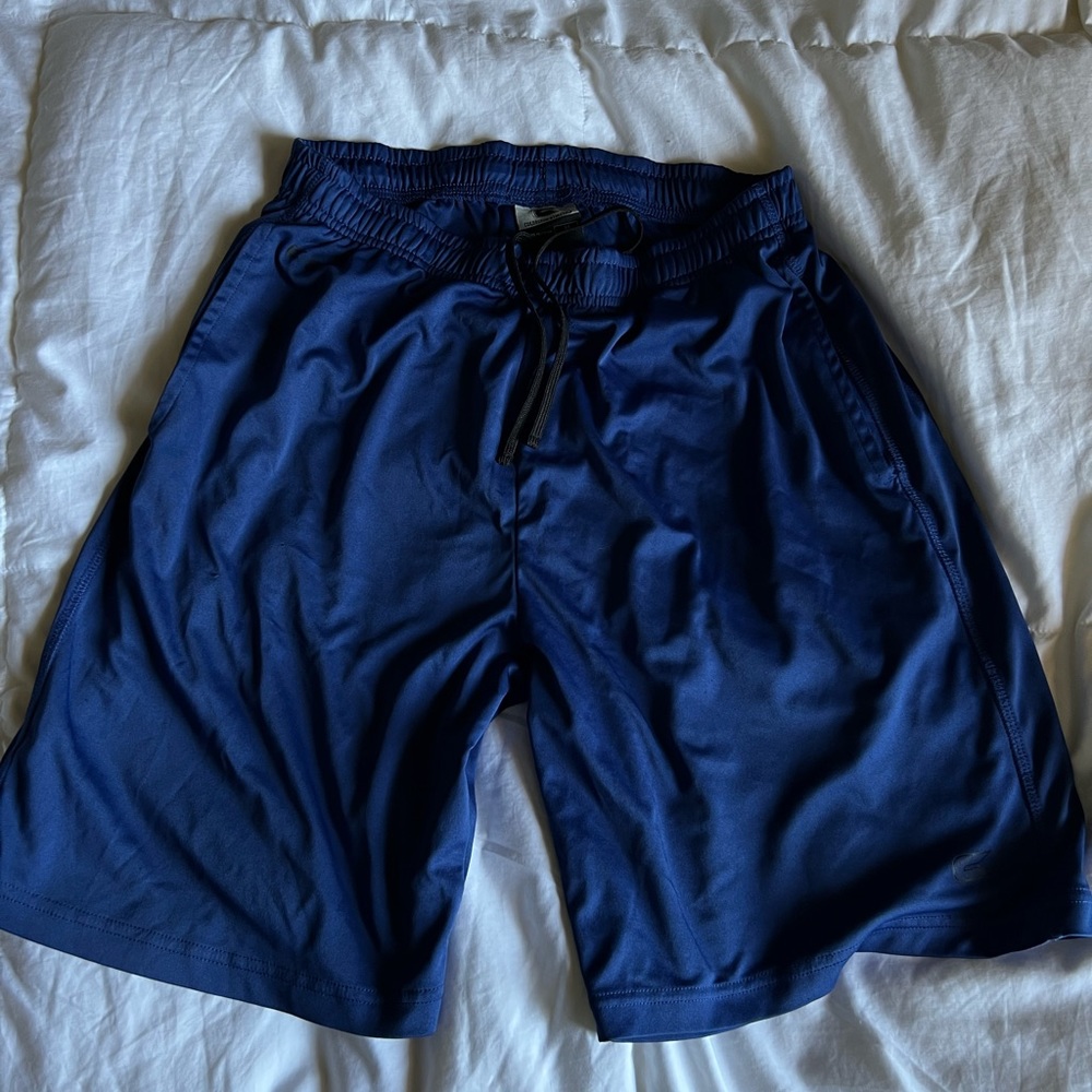 Mens blue works out shorts